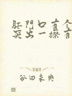 肛门口有个肉球突出一擦有血