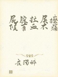 屁股拉屎擦的时候有血不痛