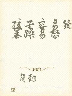 孩子容易发脾气暴躁易怒