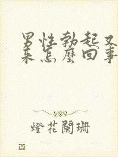 男性勃起又软下来怎么回事