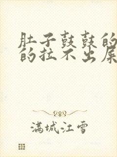 肚子鼓鼓的硬硬的拉不出屎