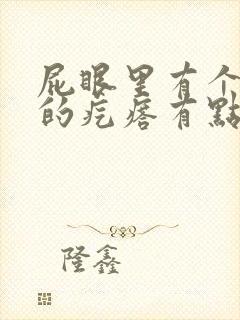 屁眼里有个硬硬的疙瘩有点疼