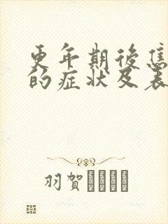 更年期后焦虑症的症状及表现