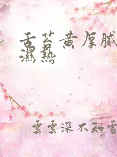 舌苔黄厚腻脾胃湿热