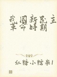 我国新民主主义革命时期