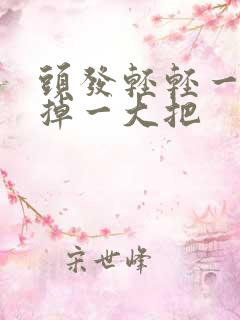 头发轻轻一抓就掉一大把