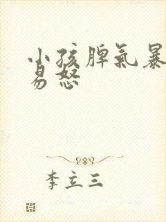 小孩脾气暴躁的易怒