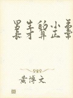 男生的小弟弟多长才算正常