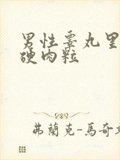 男性睾丸里面长硬肉粒