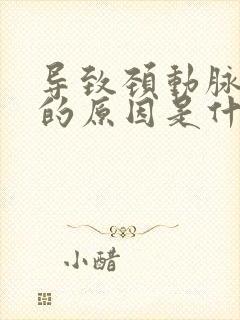 导致颈动脉斑块的原因是什么