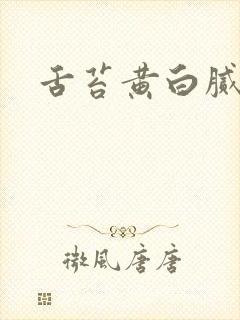 舌苔黄白腻齿痕