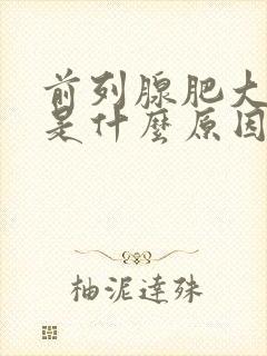 前列腺肥大主要是什么原因