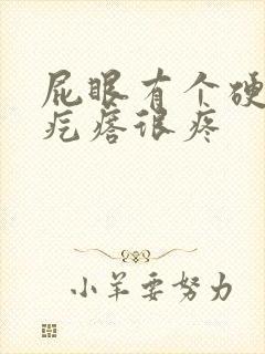 屁眼有个硬硬的疙瘩很疼