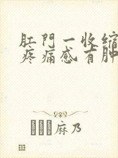 肛门一收缩就有疼痛感有肿块