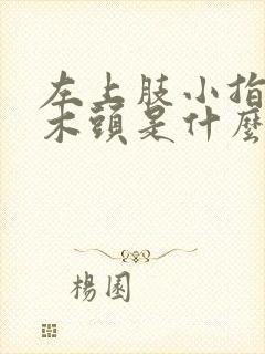 左上肢小指头麻木头是什么病