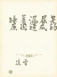 睡着漏尿是什么原因造成的