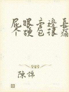 屁眼旁边长了一个硬包很痛