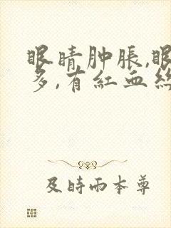 眼睛肿胀,眼屎多,有红血丝怎么回事