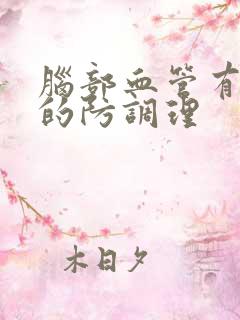 脑部血管有痉挛的防调理