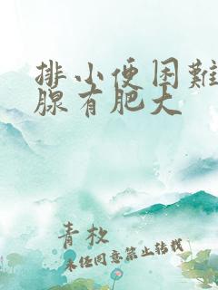 排小便困难前列腺有肥大