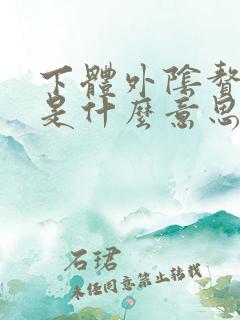 下体外阴赘生物是什么意思