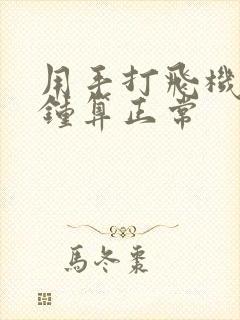 用手打飞机几分钟算正常