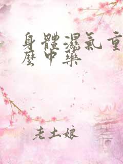 身体湿气重喝什么中药