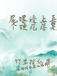 屁眼边上长了一个硬疙瘩是怎么回事