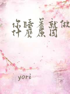 你睡着就做梦是什么原因