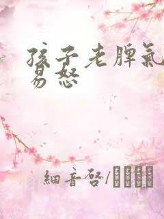 孩子老脾气暴躁易怒