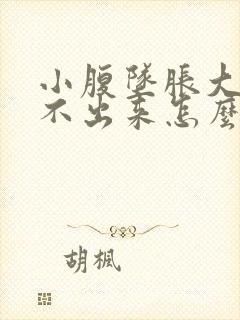 小腹坠胀大便拉不出来怎么回事