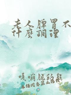 老人脾胃不好吃什么调理