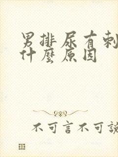 男排尿有刺痛感什么原因