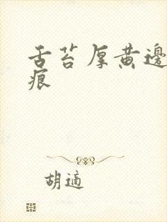 舌苔厚黄边有齿痕