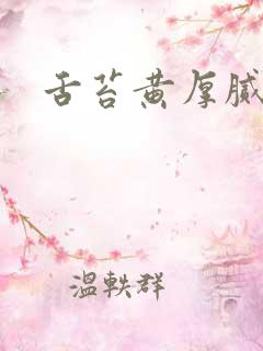 舌苔黄厚腻口臭