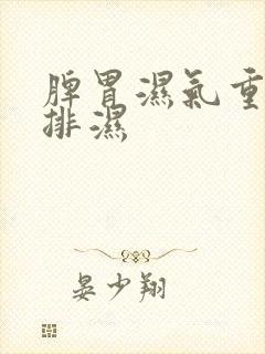 脾胃湿气重如何排湿