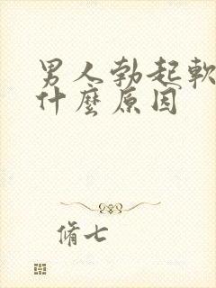 男人勃起软得快什么原因