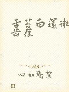 舌苔白还微黄有齿痕