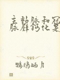 主动脉和冠状动脉壁钙化是怎么回事?