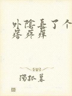 外阴长了个硬疙瘩疼痒