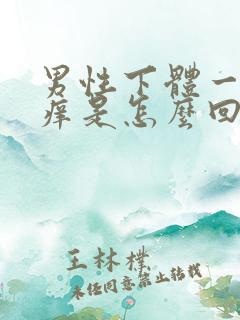 男性下体一直很痒是怎么回事