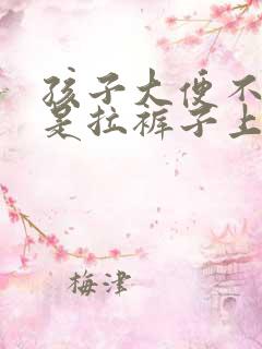 孩子大便不说总是拉裤子上怎么办