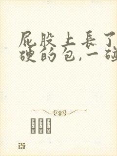 屁股上长了个硬硬的包,一碰就疼