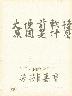 大便前软后硬的原因是什么引起的