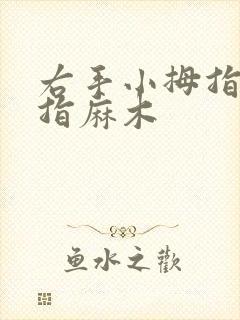 右手小拇指无名指麻木