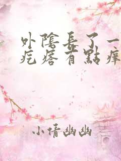 外阴长了一个硬疙瘩有点痒疼