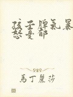 孩子脾气暴躁易怒忧郁