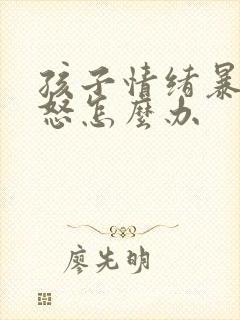 孩子情绪暴躁易怒怎么办