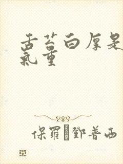 舌苔白厚是有湿气重