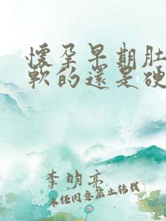 怀孕早期肚子是软的还是硬的